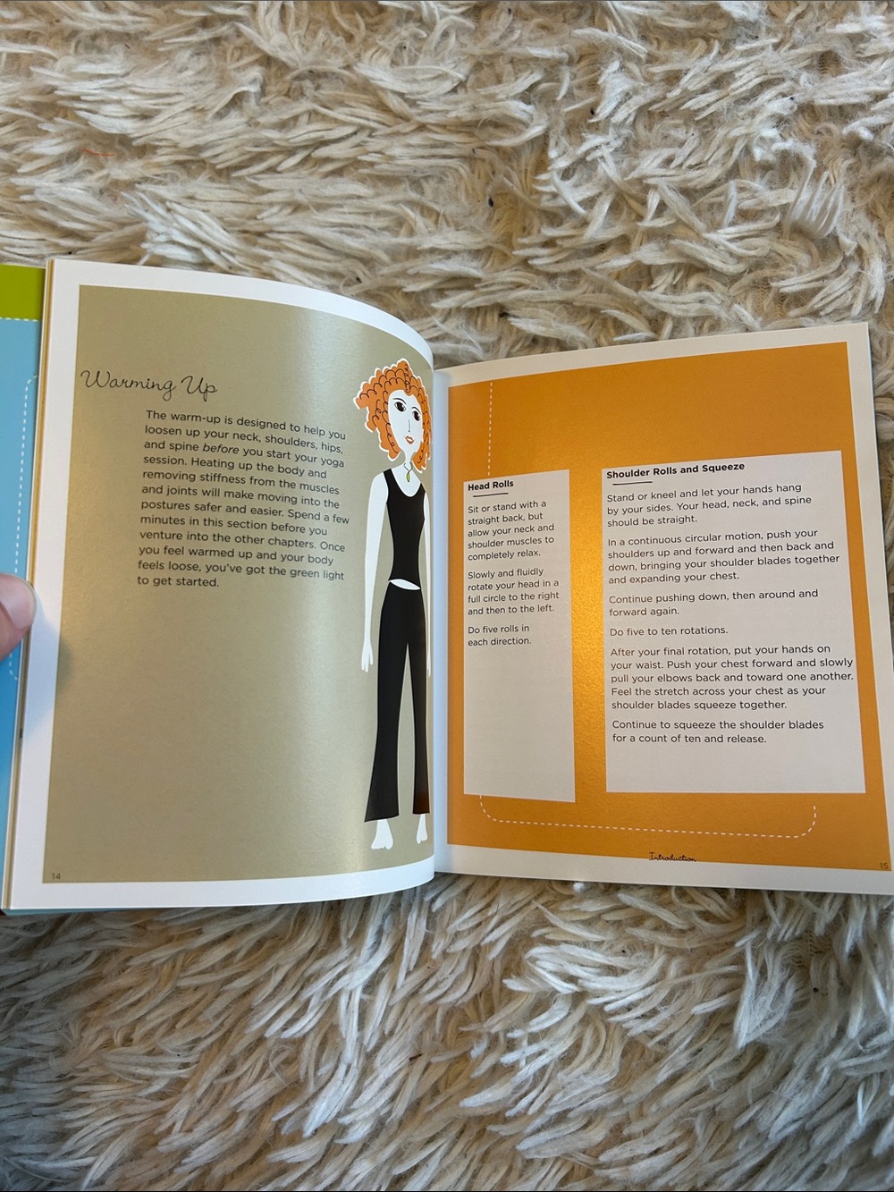 Glow Guide Yoga Book - simple steps for health and wellbeing by Andrea McCloud - Picture 3 of 5